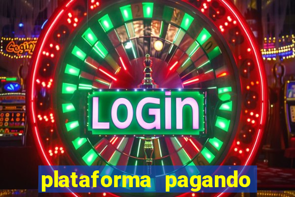 plataforma pagando fortune tiger